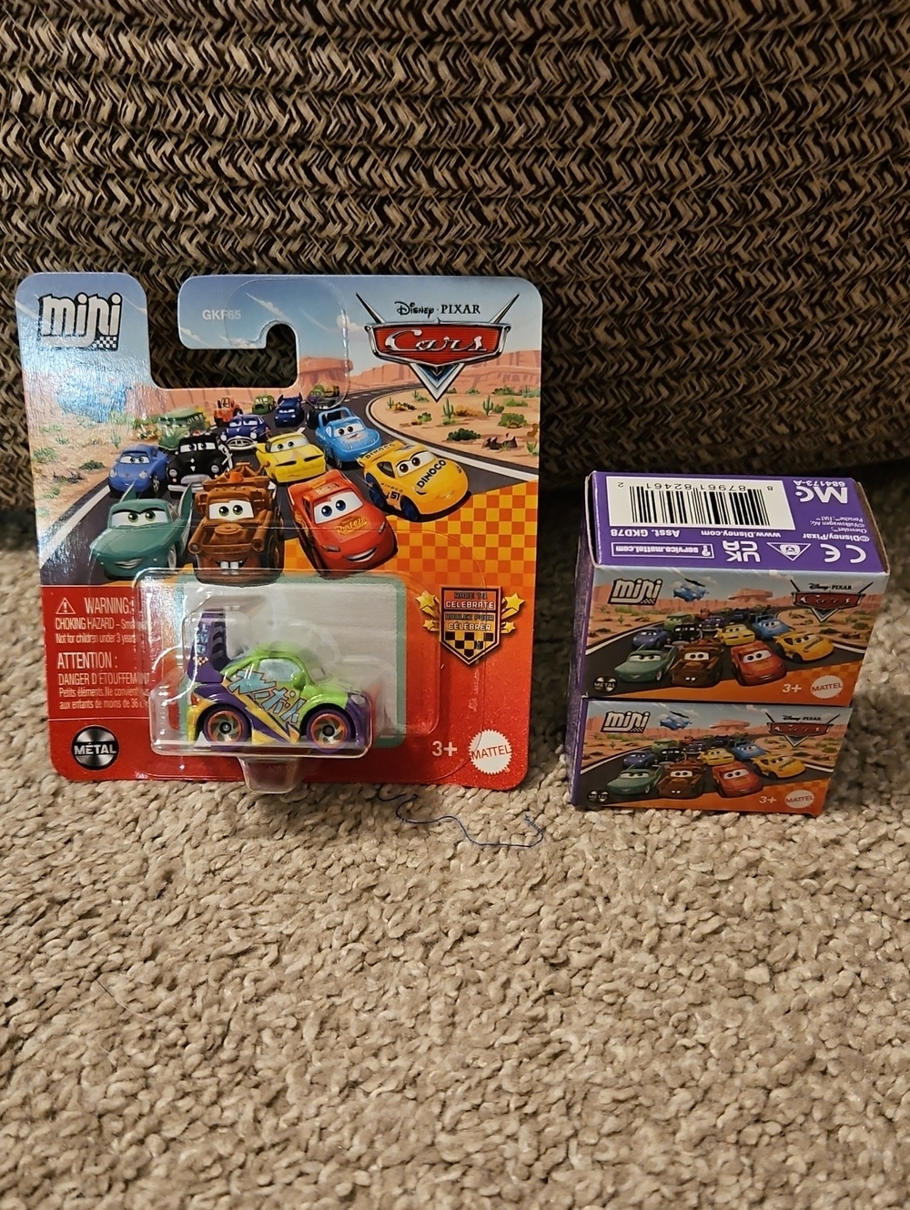 Disney Cars Mini Racers Race to Celebrate Mater Fillmore Snot Rod Lot